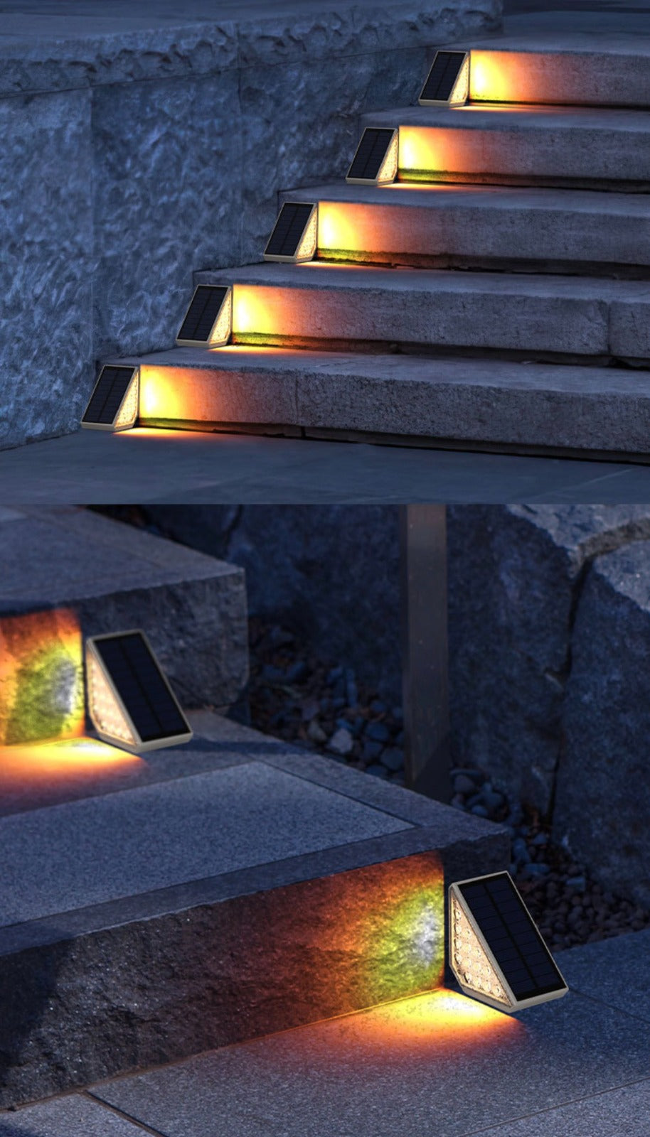 Solar Stair Step Lighting