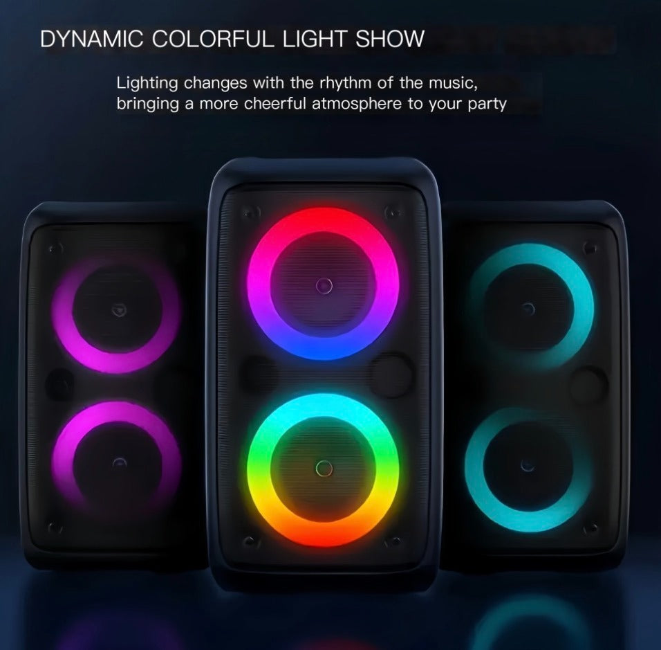 Colorful Bluetooth Speaker Subwoofer for Outdoor party
