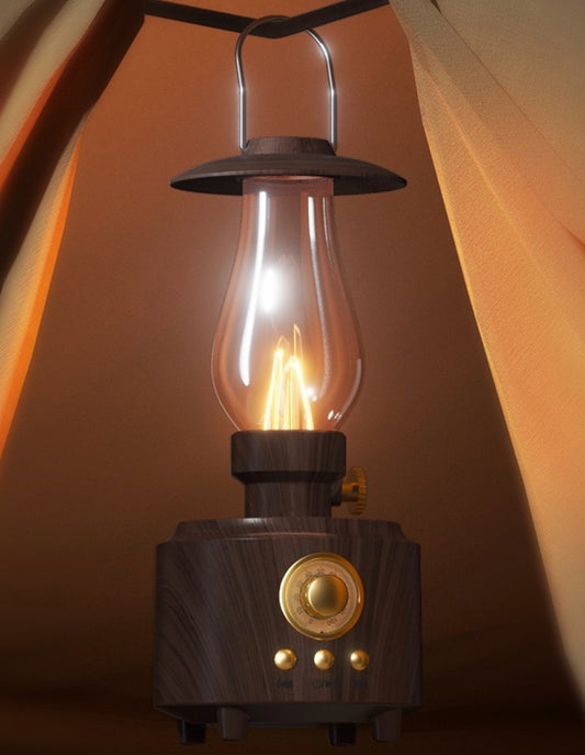 Kerosene Lamp Bluetooth Speaker Desktop Retro Outdoor Portable Camping