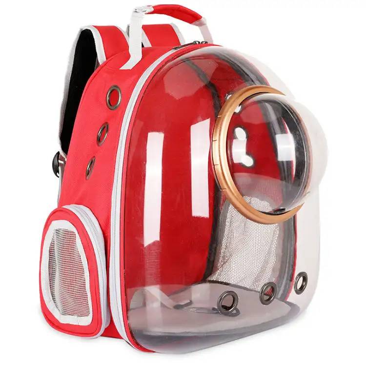 Cat Bag Pet Backpack Transparent Space Capsule Panoramic Carrier