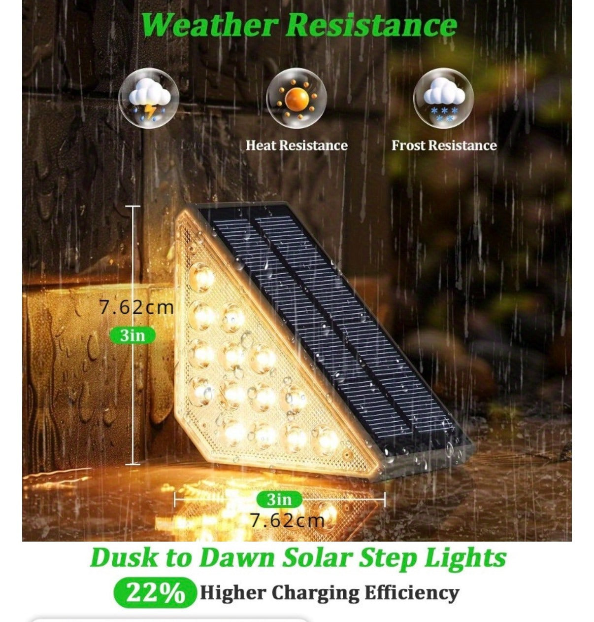 Solar Stair Step Lighting