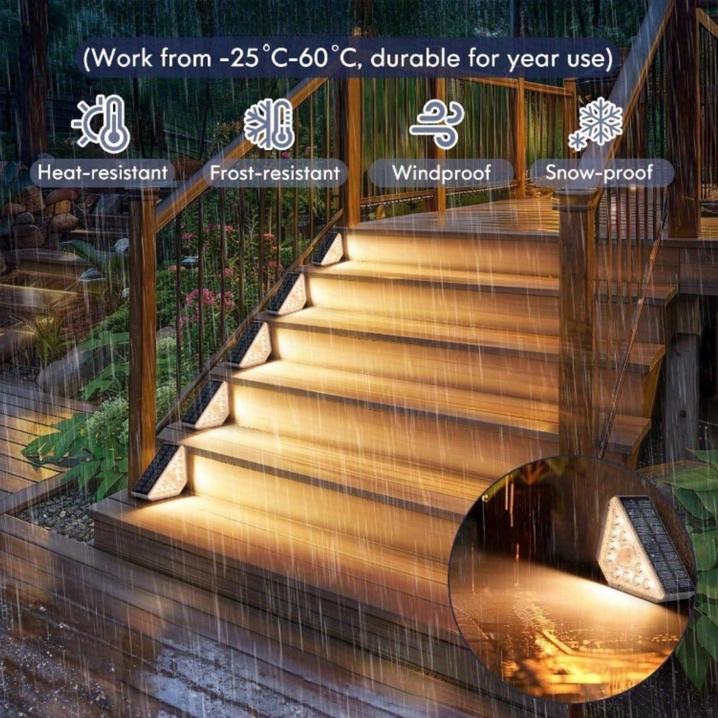 Solar Stair Step Lighting