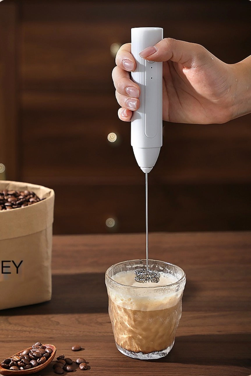 3 in 1 Electric Frother, Egg Beater, 304 Stainless Steel Handheld Milk Frother