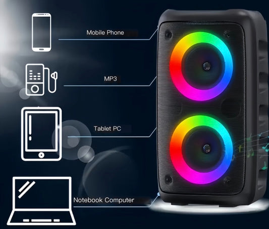 Colorful Bluetooth Speaker Subwoofer for Outdoor party