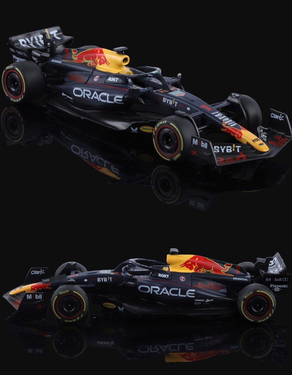 Authentic 1:43 Red Bull F1 RB19 Alloy Racing Model