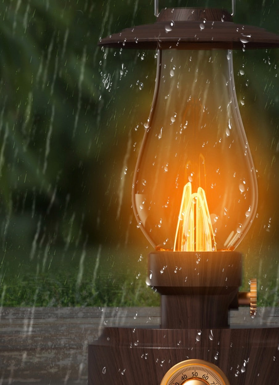 Kerosene Lamp Bluetooth Speaker Desktop Retro Outdoor Portable Camping